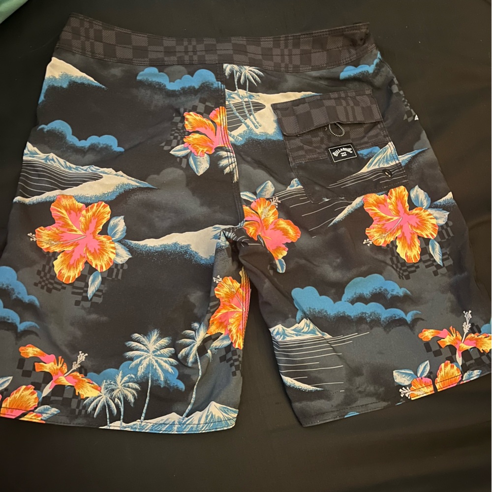 Billabong Board Shorts Mens 26 Recycler Sundays Pro Tropical Beach Swim trunks